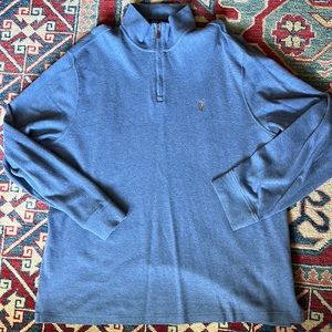 Ralph Lauren Ribbed Men’s Half Zip Sweater